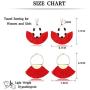 Finrezio 2 Pairs Womens Beaded Tassel Earrings Long Fringe Drop Bohemian Dangle Earrings (Color B:Blue and White Tassel Earrings)