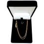 14k Rose Gold Cable Link Chain Necklace, 1.1mm