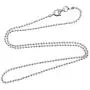 FashionJunkie4Life Italian 925 Sterling Silver 1.5mm Ball Bead Chain Necklace - 16, 18, 20, 22, 24, 30'' FashionJunkie4Life Italian 925 Sterling Silver 1.5mm Ball Bead Chain Necklace - 16, 18, 20, 22, 24, 30''