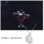 G-Ahora Recovery Necklace Alcoholics Anonymous Gifts for Sober Sobriety Moon Necklace Sobriety Gifts AA Recovery Jewelry