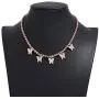 Colorful Statement Big Butterfly Pendant Chunky Chain Choker Necklace Rhinestone Crystal Tennis Chain Tiered Collar Necklace for Women Girl Party Jewelry Gift Colorful Statement Big Butterfly Pendant Chunky Chain Choker Necklace Rhinestone Crystal Tennis Chain Tiered Collar Necklace for Women Girl Party Jewelry Gift
