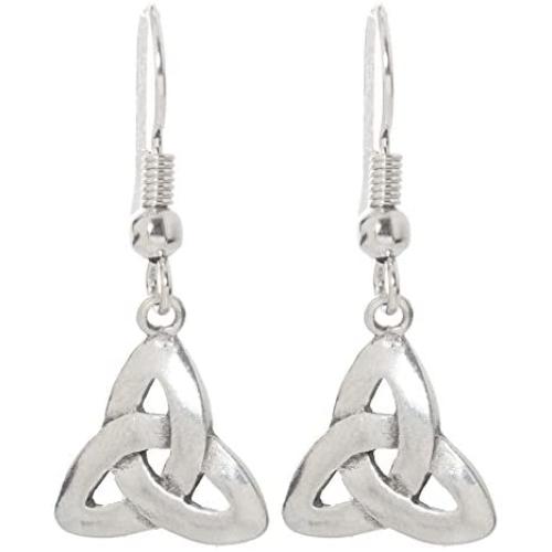 Pewter Irish Earrings Celtic Jewelry