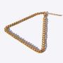 MooseMiroir Cuban Link Choker Women - 18k Gold Stainless Steel Preppy Jewelry egirl Jewelry Grunge Necklaces Minimalistic Choker