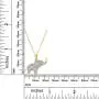 1/10 Carat CT.t.w Round Cut White Natural Diamond Elephant Pendant Necklace in 14K Gold Over Sterling Silver 1/10 Carat CT.t.w Round Cut White Natural Diamond Elephant Pendant Necklace in 14K Gold Over Sterling Silver