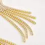 Unicra Long Rhinestone Fringe Earrings Silver Bridal Tassel Dangle Earrings Large Bling Crystal Chandelier Drop Earrings Wedding Party Jewelry for Women and Girls (Gold) Unicra Long Rhinestone Fringe Earrings Silver Bridal Tassel Dangle Earrings Large Bling Crystal Chandelier Drop Earrings Wedding Party Jewelry for Women and Girls (Gold)