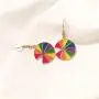 coadipress Personalized Colorful Round Rainbow Earrings for Women Girls Cute Fun Irregular Geometric Circle Enamel Drop Dangle Earrings Jewelry coadipress Personalized Colorful Round Rainbow Earrings for Women Girls Cute Fun Irregular Geometric Circle Enamel Drop Dangle Earrings Jewelry