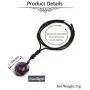 CrystalTears Natural Reiki Healing Crystal Stone Necklace Round Donut Shape Semi Precious Gemstone Pendant Necklace for Women Men CrystalTears Natural Reiki Healing Crystal Stone Necklace Round Donut Shape Semi Precious Gemstone Pendant Necklace for Women Men