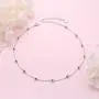 Sterling Silver Jewelry Choker Necklace Pendant Disc Chain Statement Necklace For Women Girls 13+3 inches