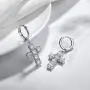Dangle Cross Earrings for Women 14K Rose Gold Plated Hoop Huggie Cross Drop Earrings Baguette Cubic Zirconia Dangling Earring Hypoallergenic Jewelry Gifts for Girls Dangle Cross Earrings for Women 14K Rose Gold Plated Hoop Huggie Cross Drop Earrings Baguette Cubic Zirconia Dangling Earring Hypoallergenic Jewelry Gifts for Girls