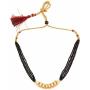 Efulgenz Indian Bollywood Traditional Ruby Emerald/Color CZ Stone Mangalsutra Pendant Necklace Jewelry with Chain for Women