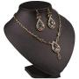 REDSTORM Bohemian Vintage Crystal Womens Jewelry Necklace Earring Set for Women & Bracelet Ring Set for Women