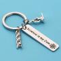 BEKECH Science Gift Chemistry Science Jewelry Science is My Jam Keychain Atom Microscope Charm DNA Charm Keychain Scientist Gift Forensic Gift Science Nerd Physics Gift