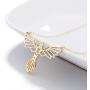 MIXIA Origami Phoenix Bird Necklaces for Women Men Geometric Animal Necklace Pendant Hypoallergenic Jewelry