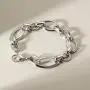 CIUNOFOR Gold Bracelet for Women Girls Stainless Steel Bracelet Wide Cuban Curb Link Bracelet Oval Bracelet Silver Rose Gold Plated Adjustable Chain CIUNOFOR Gold Bracelet for Women Girls Stainless Steel Bracelet Wide Cuban Curb Link Bracelet Oval Bracelet Silver Rose Gold Plated Adjustable Chain