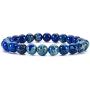 Cherry Tree Collection Natural Semi-Precious Gemstone Beaded Stretch Bracelet 8mm Round Beads 7''
