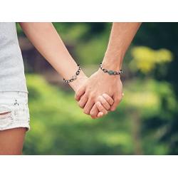 SPUNKYsoul Turtle Bracelet Set Best Friend Couples Distance (or Anklet) Collection