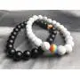 MOYI Rainbow Gay LGBT Pride Bracelet Set Bead Handmade Couple Friendship Elastic Jewelry for Men Women Unisex