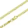 Michael Zweig 925 Sterling Silver Ankle Bracelets for Women - Figaro Chain Sterling Silver | 2.95 mm Thickness with Spring Ring, Italy Tag