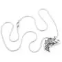 DESIGNSCAPE3D Cremation Jewelry for Ashes Stainless Steel Fish Shaped Urn Necklace for Ashes Keepsake Memorial Pendant Ashes Necklace with 20'' Chain + Gift Box + Filling Kit