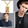 U7 Abacus Pendant 18K Gold Plated/Stainless Steel Men Women Necklace, 22 Inch Chain