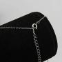 KUIYAI Staff of Asclepius Necklace with Cubic Zirconia Medical Symbol Necklace Jewelry