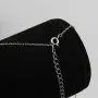 KUIYAI Staff of Asclepius Necklace with Cubic Zirconia Medical Symbol Necklace Jewelry