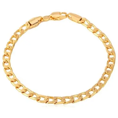 U7 Men Women Cuban Link Bracelet|Stainlss Steel 18K Gold Plated Diamond Cut 3mm 5mm 6mm 7mm 9mm 12mm Wide Miami Curb Chain Wrist Bracelet, Length 6.5'' 7.5'' 8.26'', with Gift Box U7 Men Women Cuban Link Bracelet|Stainlss Steel 18K Gold Plated Diamond Cut 3mm 5mm 6mm 7mm 9mm 12mm Wide Miami Curb Chain Wrist Bracelet, Length 6.5'' 7.5'' 8.26'', with Gift Box