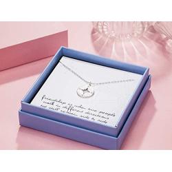 Best Friend Necklaces Compass Necklace For Best Friend Sterling Silver Friendship Necklaces BFF Gifts Jewelry For Women Girls Birthday Gifts Graduation Gifts