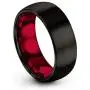 Chroma Color Collection Tungsten Carbide Wedding Band Ring 8mm for Men Women Green Red Blue Purple Black Copper Fuchsia Teal Interior with Dome Brushed Polished Chroma Color Collection Tungsten Carbide Wedding Band Ring 8mm for Men Women Green Red Blue Purple Black Copper Fuchsia Teal Interior with Dome Brushed Polished