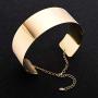 W WOOGGE Women Collar Necklace Choker 18K Gold Silver Chunky Chain Necklace for Girls Costume Cosplay Halloween Party