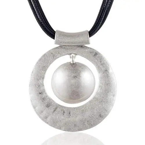 Vintage Black Chain Chokers chunky Necklaces leather for women with Silver Pendant Jewelry Vintage Black Chain Chokers chunky Necklaces leather for women with Silver Pendant Jewelry