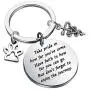 FUSTMW Veterinarian Graduation Gift Vet Tech Keychain Veterinarian Tech Nurse Gift Veterinarian Charms Jewelry Veterinary Gift Take Pride in How Far You Have Come