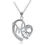 Gifts for Mom Mother Necklace Pendant Sterling Silver for Women Love Heart Mom Birthday Gifts Gifts for Mom Mother Necklace Pendant Sterling Silver for Women Love Heart Mom Birthday Gifts