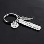 Gzrlyf I Carry You in My Heart Keychain Mom Dad Memorial Gifts for Daughter Son