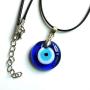 ANDICEQY Lucky Blue Eye Necklace Evil Eye Pendant Necklace Turkish Evil Eye for Protection and Blessing for Men Women