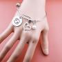 Eigso Zodiac Sign Bracelet Cut Out Constellation Jewelry Birthday Gift for Women Girls Her for Her Zodiac Sign Jewelry