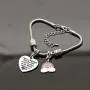 CAROMAY Grand Daughter Bangle Bracelets Charm Rainbow Granddaughter Jewelry Appreciate Birthday Family