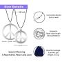 Top TAX Store 2Pcs Peace Sign Pendant Necklaces-60s 70s Hippie Party Dressing Accessories Hippie Pendant Necklace for Men Women