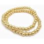JA.S.JR 14K Gold Plated Bead Bracelet for Women Boho Bohemian Bracelet Set Jewelry