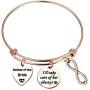 Zuo Bao Mother of The Bride or Groom Adjustable Bangle Wedding Gifts Mothers Gifts Bangle Bouquet