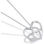 NINAMAID Mother Daughter Generations Necklace for Grandma Mom Gifts 925 Sterling Silver Pendant Necklace Jewelry for Women Teen Girls Granddaughter Mothers Day Jewelry Birthday Gift