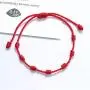 Handmade 7 Knots Red String Bracelet for Protection, Evil Eye and Good Luck, Amulet for Success and Prosperity, Friendship Bracelets for Women Men Teens Handmade 7 Knots Red String Bracelet for Protection, Evil Eye and Good Luck, Amulet for Success and Prosperity, Friendship Bracelets for Women Men Teens