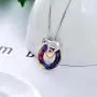 TOUPOP Sloth Gifts for Women s925 Sterling Silver Sloth Pendant Necklace with Volcano Crystal Jewelry Gifts for Birthday Best Friend Mothers Day gifts for her Mom Wife Daughter Granddaughter Animal Lovers