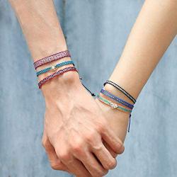 KELITCH 3 PCS Women Tassel Miyuki Beads Strand Bracelets Handmade Friendship Bracelet Bangles