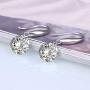 Gold Silver Crystal Helix Cartilage Tragus Stud Earring Hoops Water Drop Hook Dangle Earrings Fashion Party for Women Barbell Piercing Earrings Stud Body Piercing Jewelry