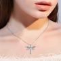 TOUPOP Mothers Day Gifts s925 Sterling Silver Dragonfly Pendant Necklace with Crystal Jewelry Gifts for Mom Mother Women Teen Girls Birthday