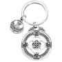 BAUNA Outlander Keychain Sassenach Inspired Gift for Women Man Outlander Fans Gifts Scotland Thistle Jewelry