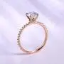 HAFEEZ CENTER 14K Solid Gold Demi Comfort Fit 1ct D-E Color Round Brilliant Cut Moissanite Engagement Ring HAFEEZ CENTER 14K Solid Gold Demi Comfort Fit 1ct D-E Color Round Brilliant Cut Moissanite Engagement Ring