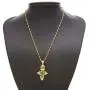 Ethiopia Eritrean Gold Color Cross Pendant Necklace for Women Men African Jewelry Gifts Ethiopia Eritrean Gold Color Cross Pendant Necklace for Women Men African Jewelry Gifts