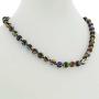 GlassOfVenice Murano Glass Mosaic Necklace - Black